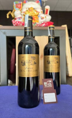 rượu vang đỏ Baron de Cyrillan Le Cellier des Gourmets