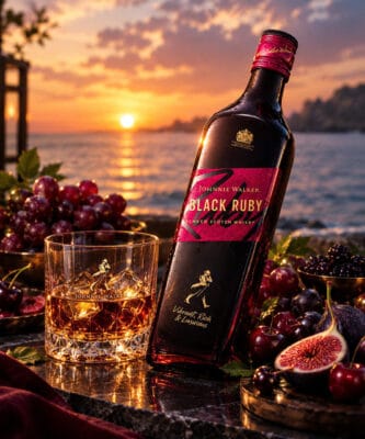 Chai rượu whisky Johnnie Walker Black Ruby Blended Scotch chính hãng
