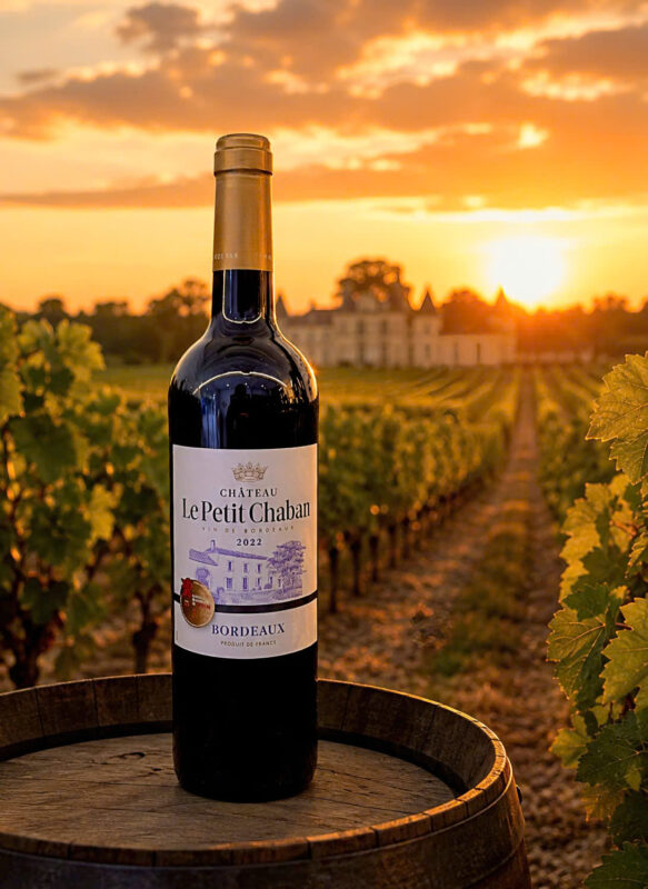 vang đỏ Bordeaux 2022 - chai Château Le Petit Chaban