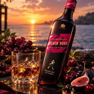 Chai rượu whisky Johnnie Walker Black Ruby Blended Scotch chính hãng