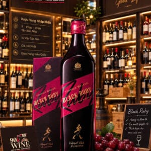 Chai rượu whisky Johnnie Walker Black Ruby Blended Scotch chính hãng